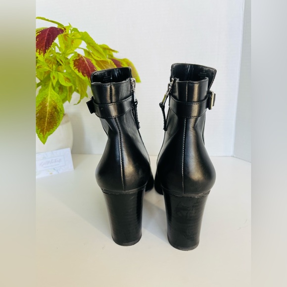 LAUREN RALPH LAUREN Ankle Boot “Carole” Buckle Straps “RLL” Designer Zipper - Picture 13 of 15